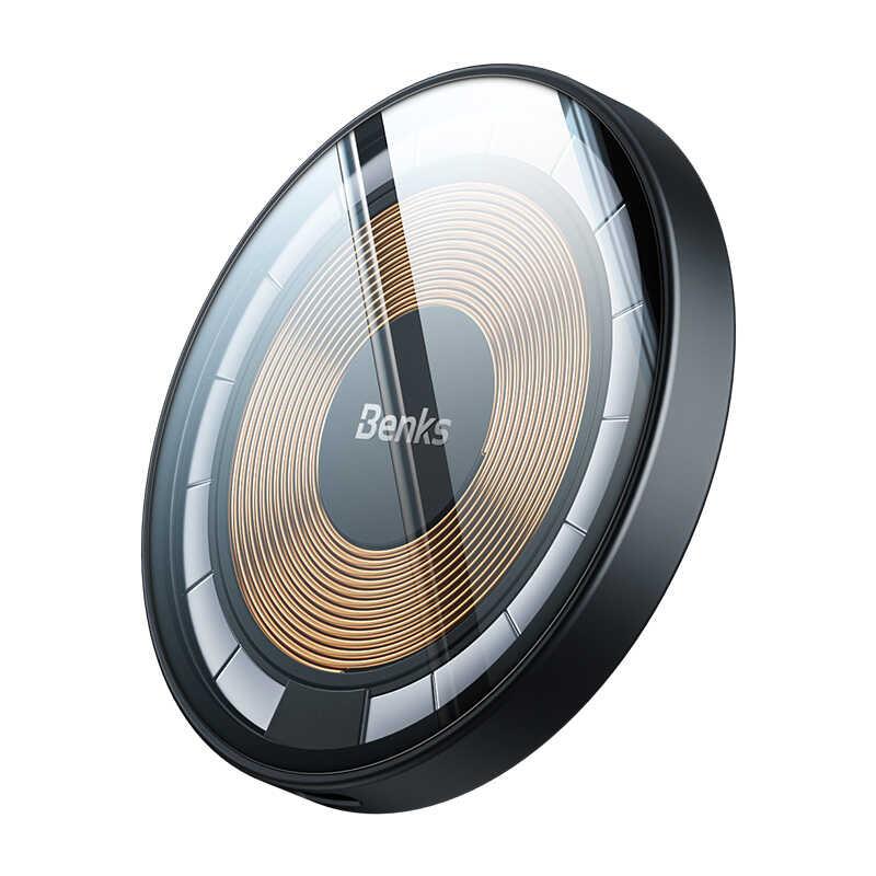 Benks W09 Şeffaf Görünümlü M-safe Wireless Şarj Aleti