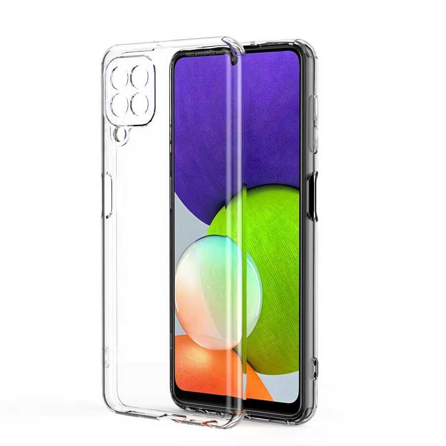 Galaxy M22 Kılıf Zore Kamera Korumalı Süper Silikon Kapak