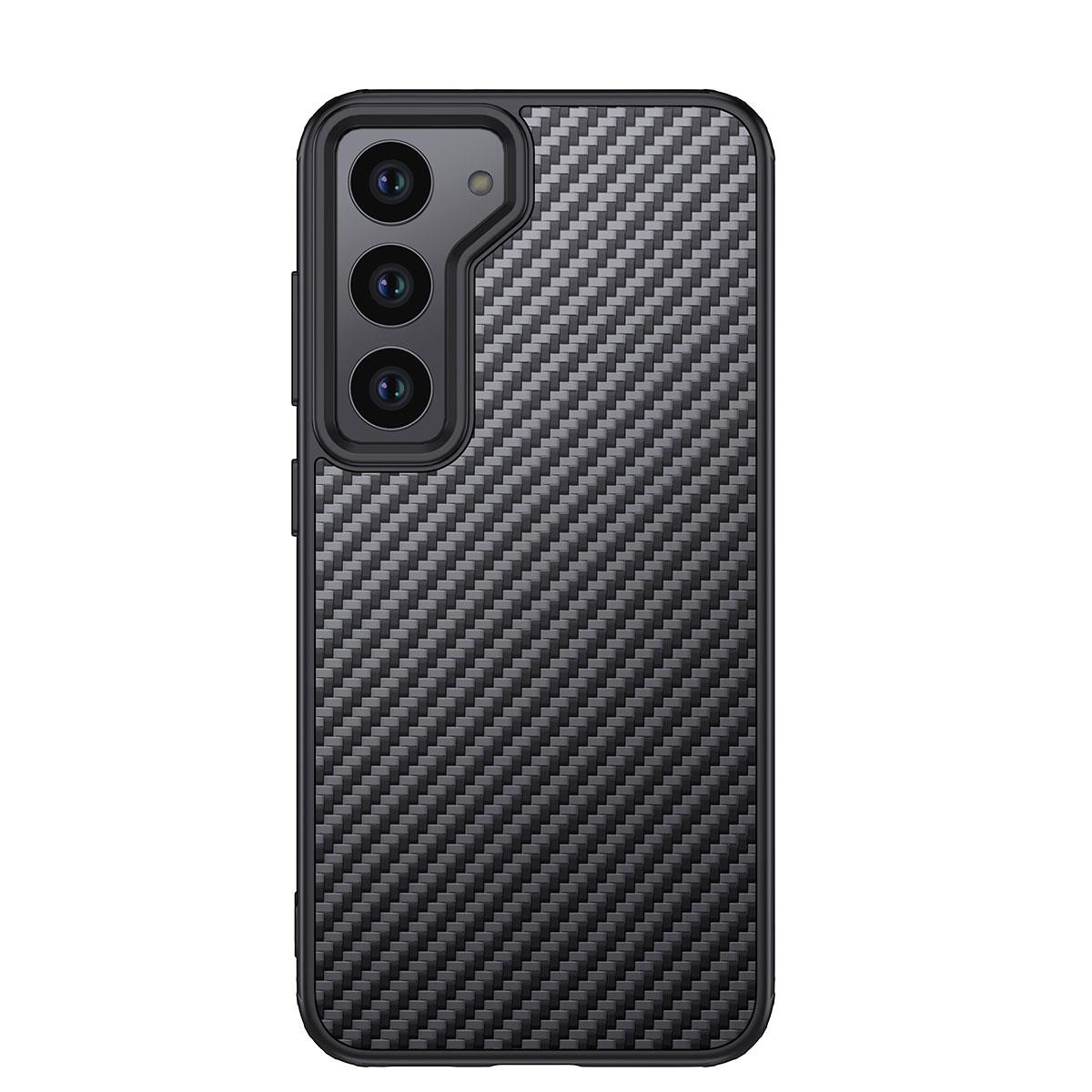 Galaxy S23 Plus Kılıf Aramid Karbon Fiber M-safe Özellikli Wlons Radison Kapak