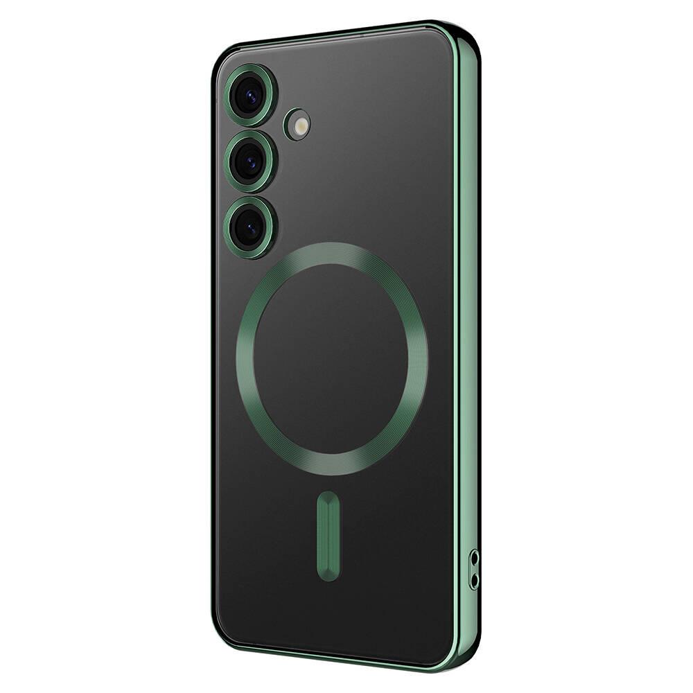 Galaxy S24 Kılıf Kamera Korumalı M-safe Wireless Şarj Özellikli Zore Demre Kapak