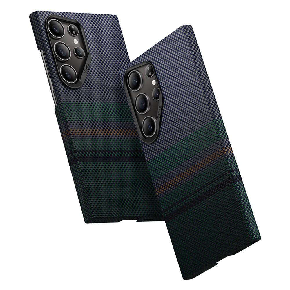 Galaxy S24 Ultra Kılıf M-safe Şarj Özellikli Youngkit Rock Sand Serisi Kapak