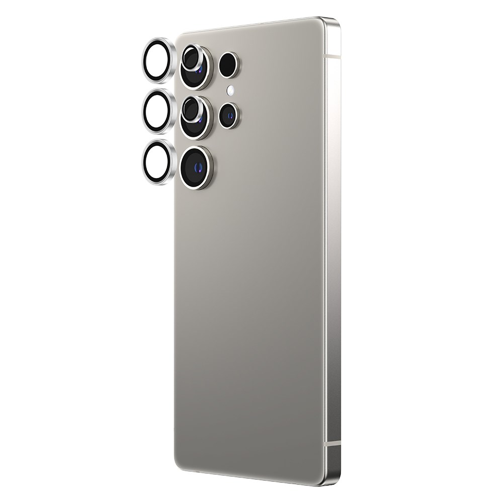 Galaxy S25 Ultra Amazingthing Titan Safir Kamera Lens Koruyucu + Kolay Uygulama Aparatlı