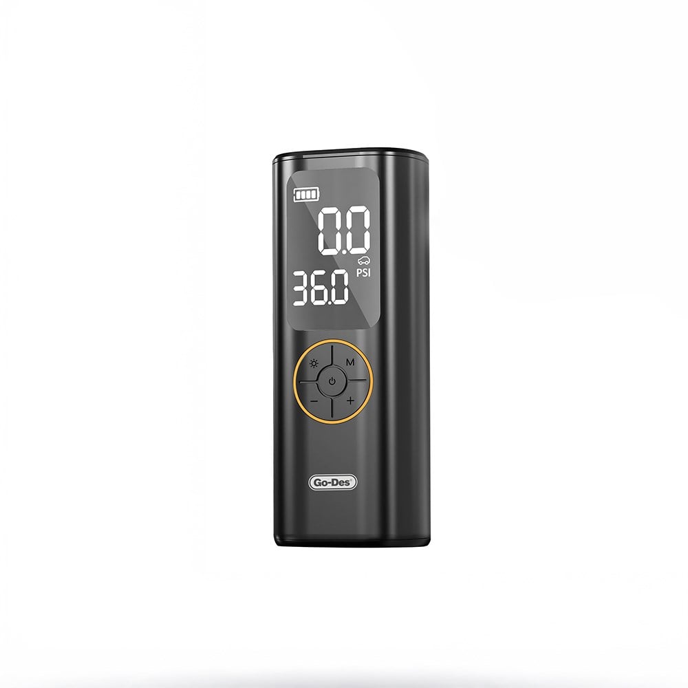 Go Des GD-B638 LED Işıklı Araç Hava Kompresörü ve Powerbank 12V