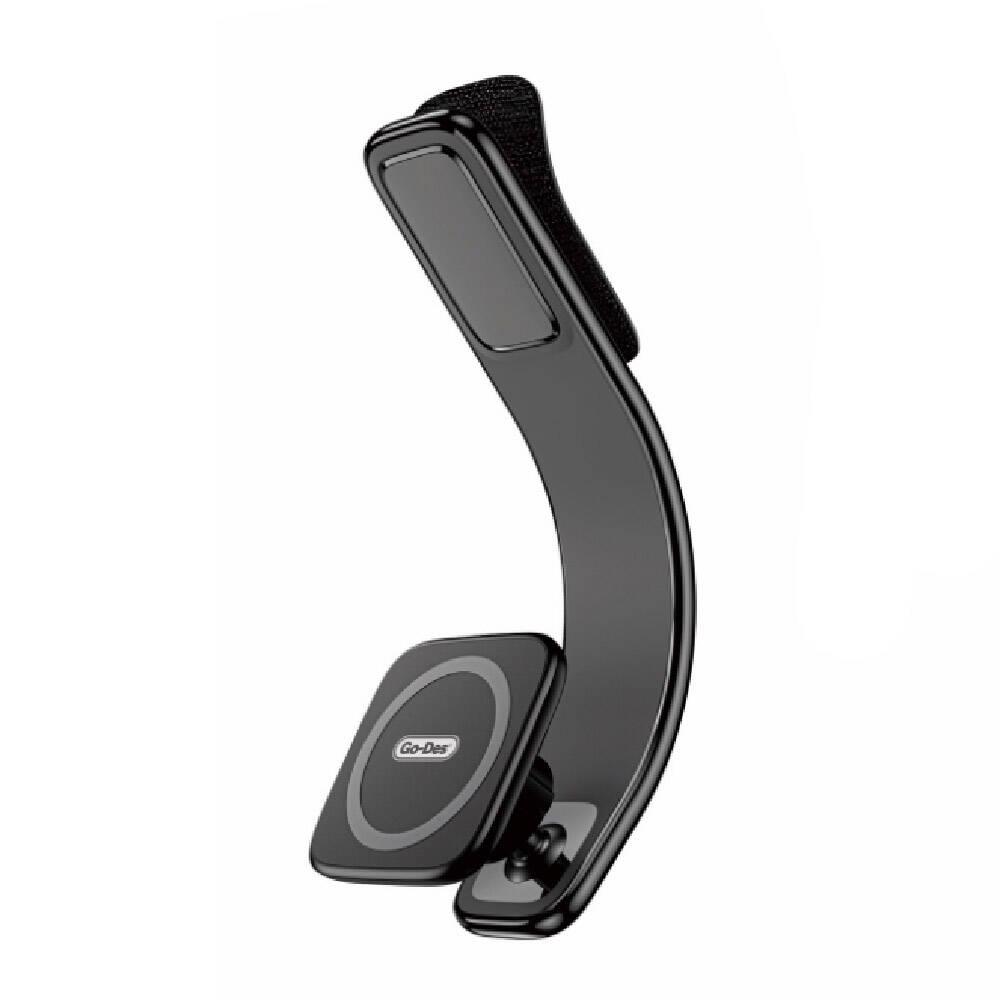 Go Des GD-HD208 Magnetik M-safe Uyumlu Bükülebilen Eğimli ve Düz Zemin Araç Telefon Tutacağı