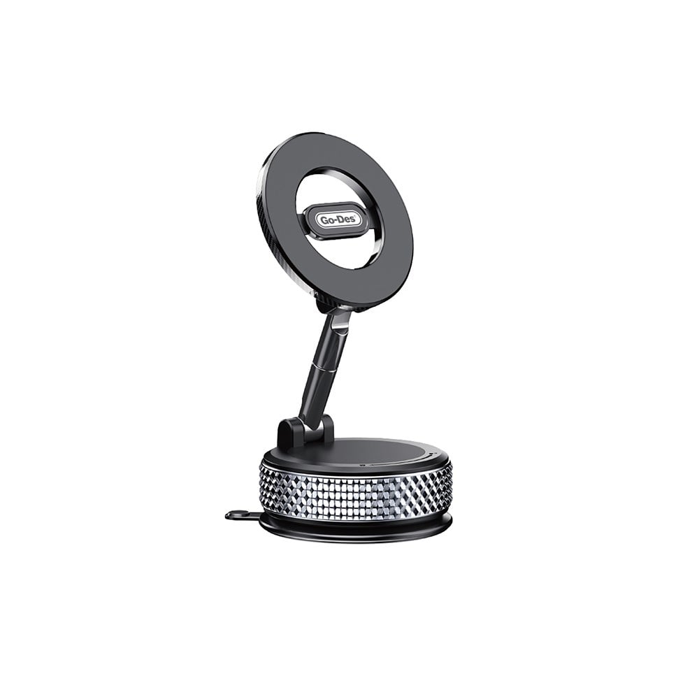 Go Des GD-HD243 360 Derece Dönebilen Vakum Özellikli Magnetik Telefon Tutucu
