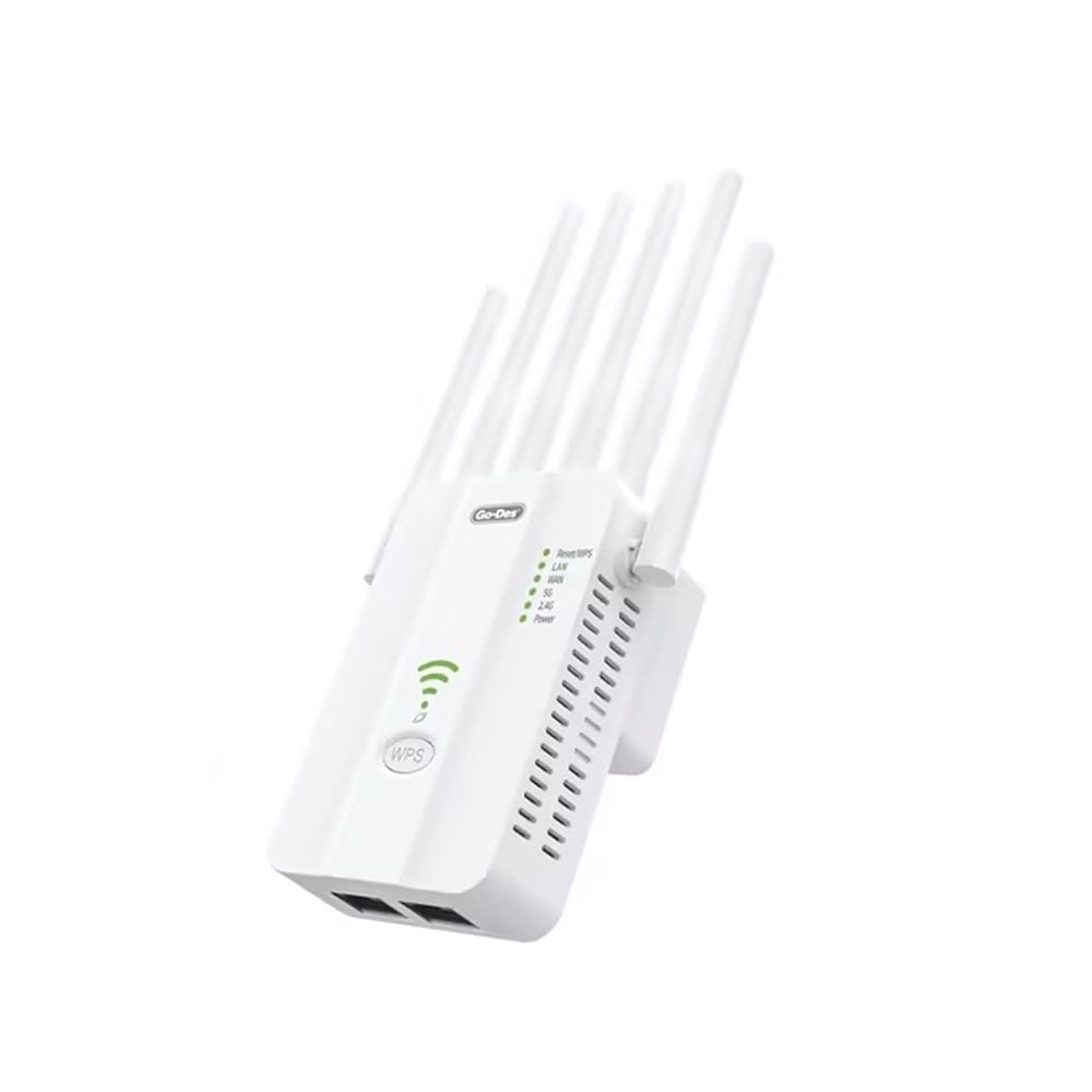 Go Des GD-WPS032 1200Mbps 6 Antenli 5GHz WiFi Sinyal Güçlendirici Router
