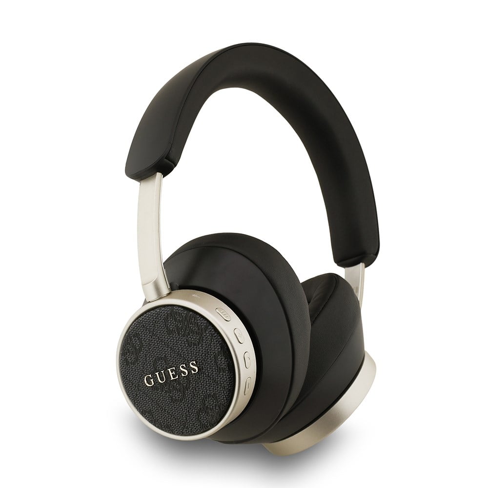 Guess Orjinal Lisanslı Ayarlanabilir 4G Desenli Metal Klasik Logolu Kulak Üstü Bluetooth Kulaklık
