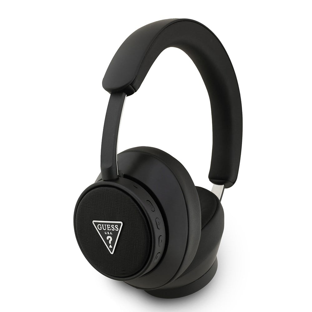Guess Orjinal Lisanslı ENC Üçgen Logolu Saffiano Kulak Üstü Bluetooth Kulaklık