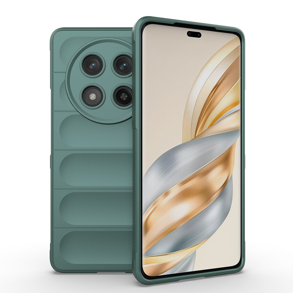 Honor Magic 7 Lite Kılıf Esnek TPU Oyuklu Arka Yüzey Tasarımlı Zore Etnik Silikon Kapak