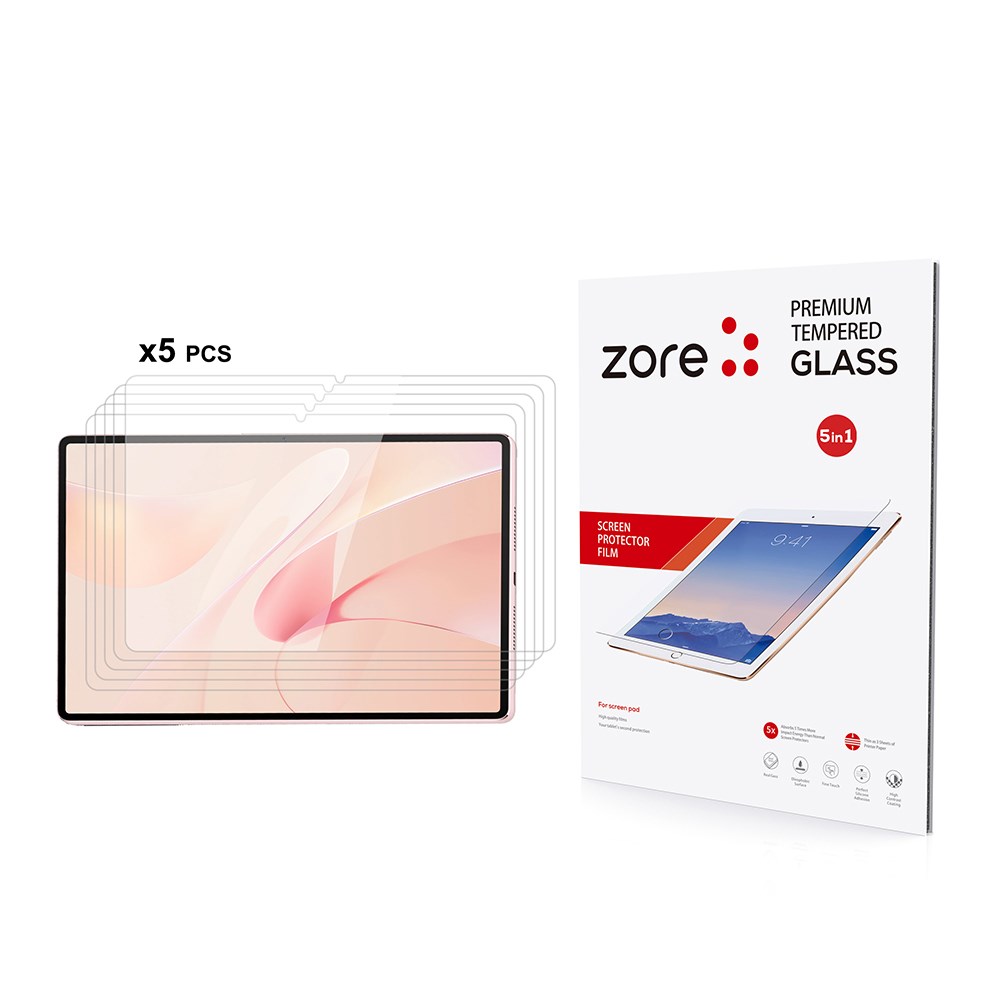 Huawei MatePad 12X Zore 5in1 Tablet Temperli Cam Ekran Koruyucu