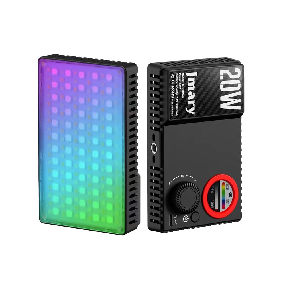 Jmary FM-180RGB RGB Led Telefon-Kamera Üstü Aydınlatma Işığı 20W