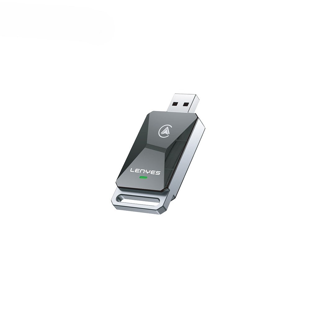 Lenyes LCP02 Android Auto Destekli CarPlay USB Bluetooth 5.0 Wireless Transmitter Adaptör