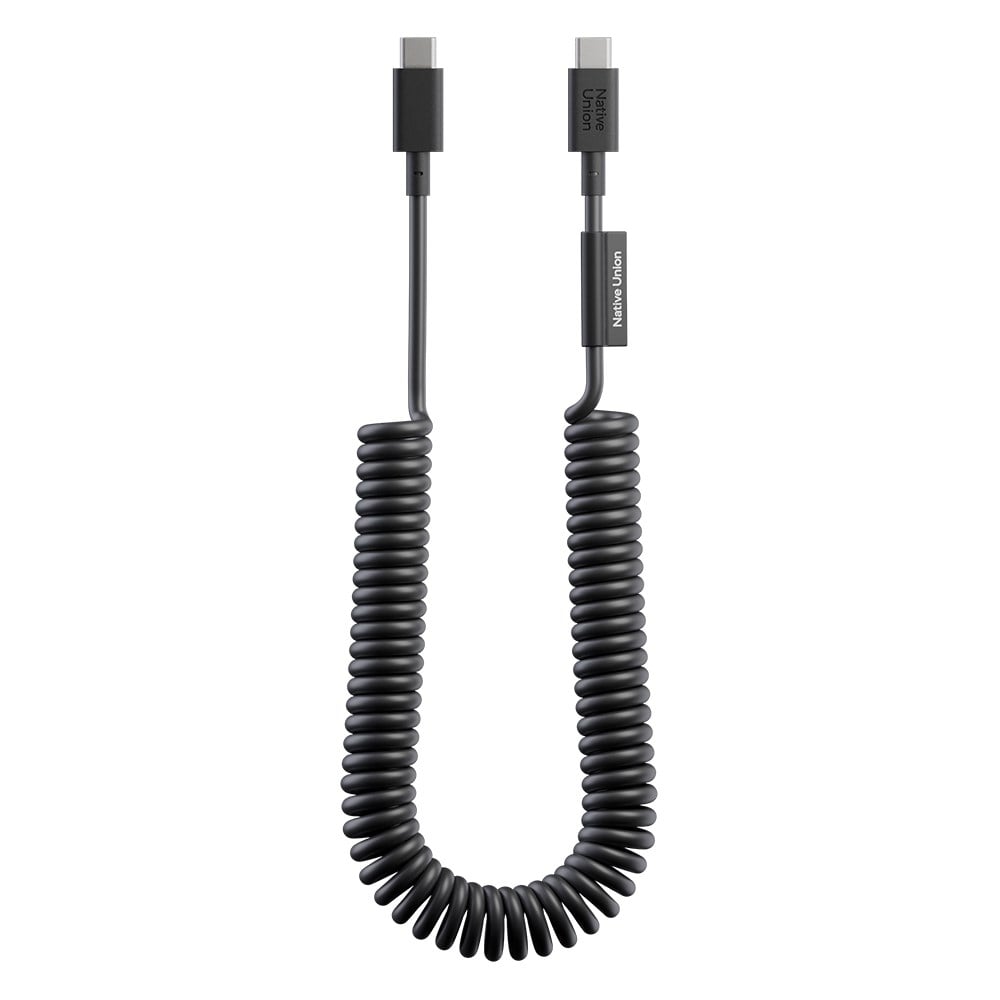 Native Union POP Serisi Type-C to Type-C Spiralli Şarj Kablosu 60W 2.4M