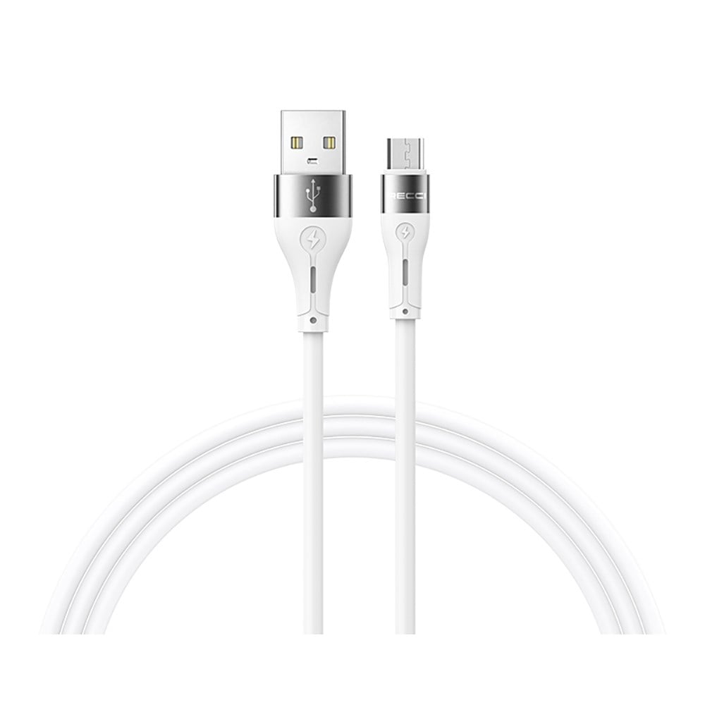 Recci RS11M Swift Serisi USB-A to Micro 2.4A Hızlı Şarj Özellikli Data ve Şarj Kablosu 1M