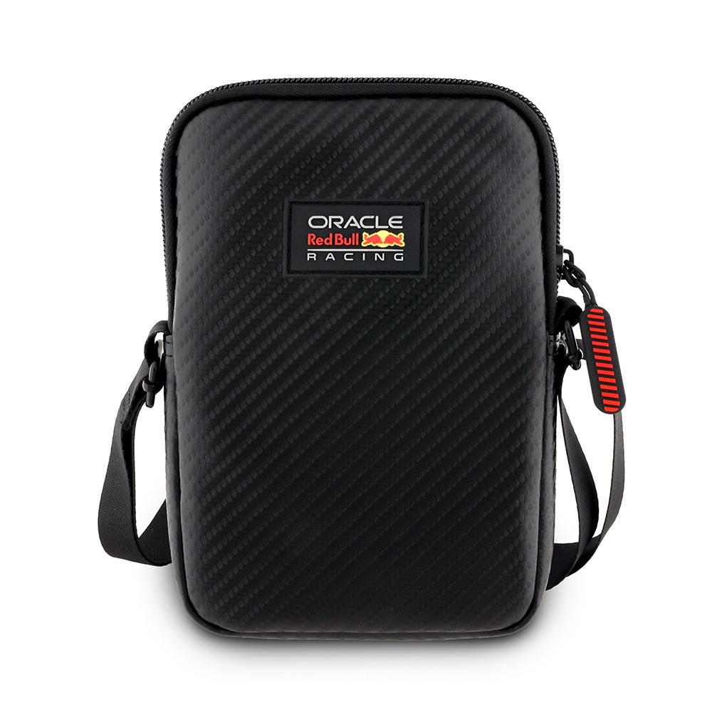 Redbull Orjinal Lisanslı PU Karbon Fiber Tasarımlı Çapraz Vücut Aksesuar Çantası