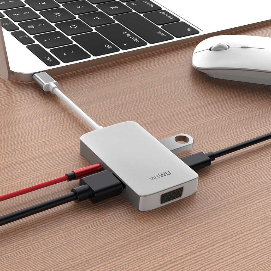 Wiwu Alpha 513HVP Type-C VGA Adaptörü