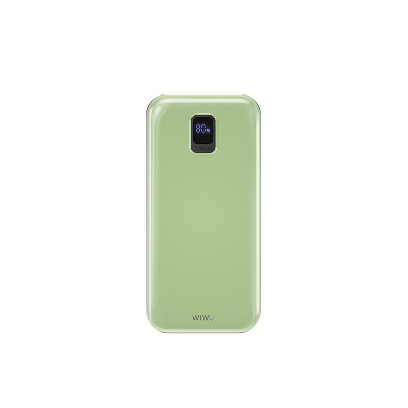 Wiwu JC-16 LED Ekranlı Li-Polimer Aşırı Akım Korumalı Taşınabilir Powerbank PD 20W 10000mAh