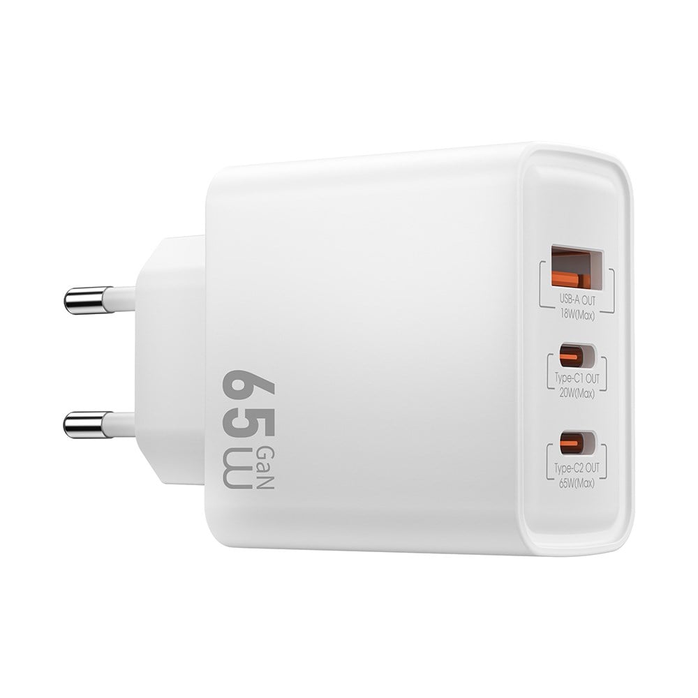 Wiwu Wi-G005 Essen Serisi GaN Tech PD Hızlı Şarj Özellikli Şarj Başlığı 65W