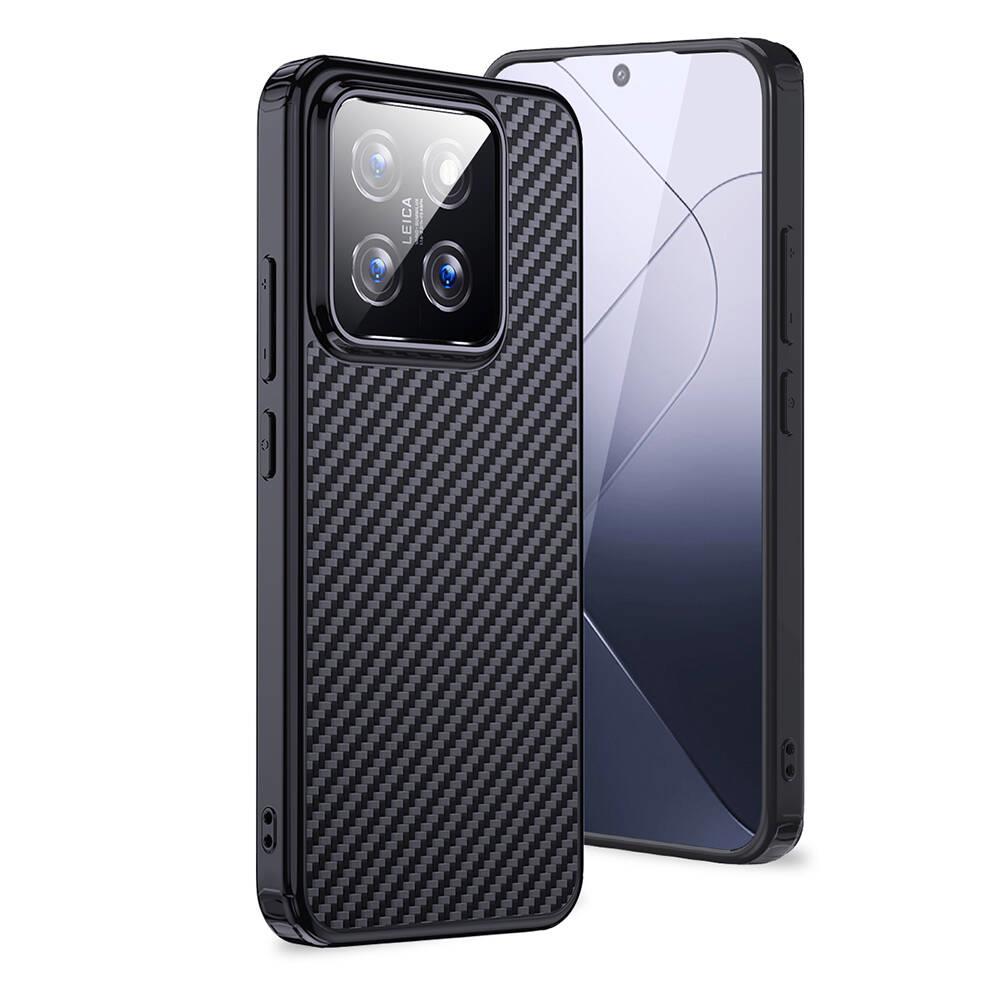 Xiaomi Mi 14 Pro Kılıf Aramid Karbon Fiber M-safe Özellikli Wlons Radison Kapak