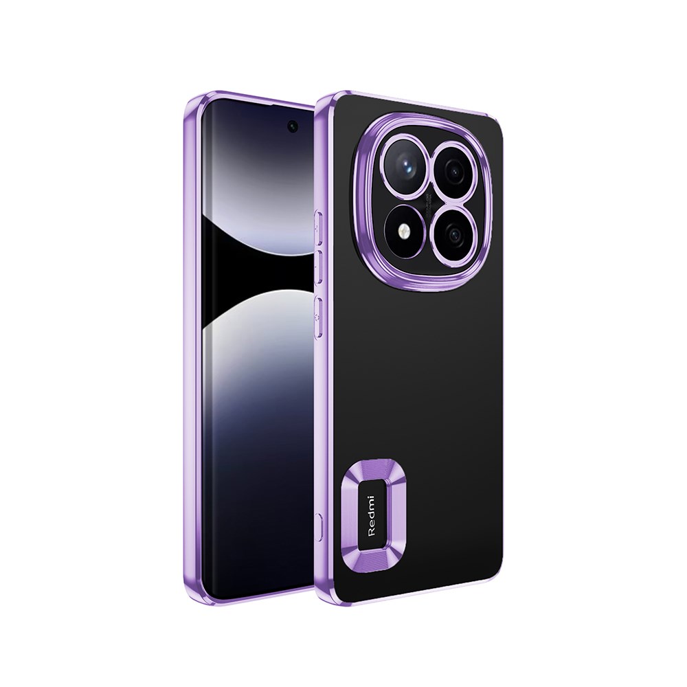 Xiaomi Poco X7 Kılıf Kamera Korumalı Logo Gösteren Zore Omega Kapak