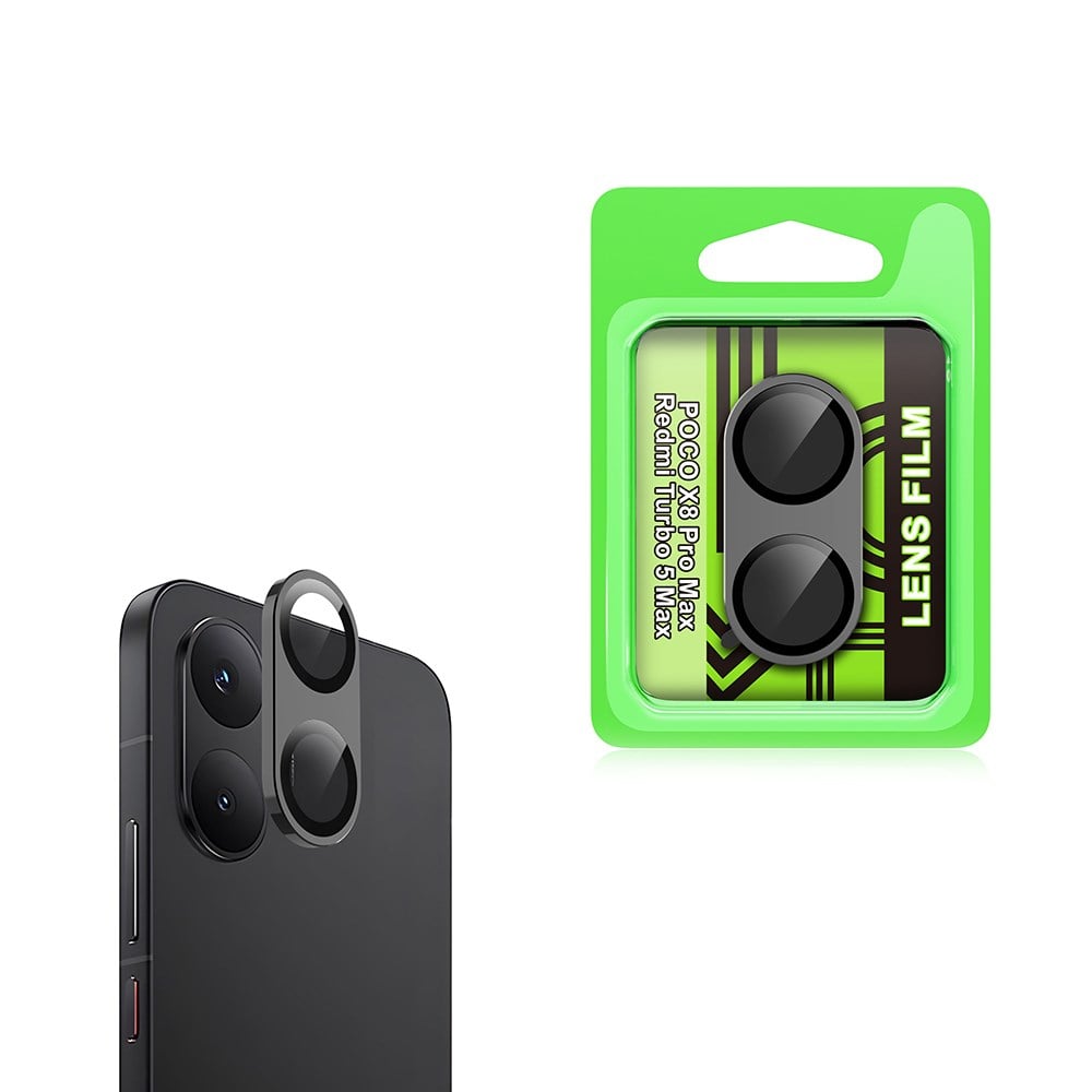 Xiaomi Poco X8 Pro Max Zore CL-07 Kamera Lens Koruyucu