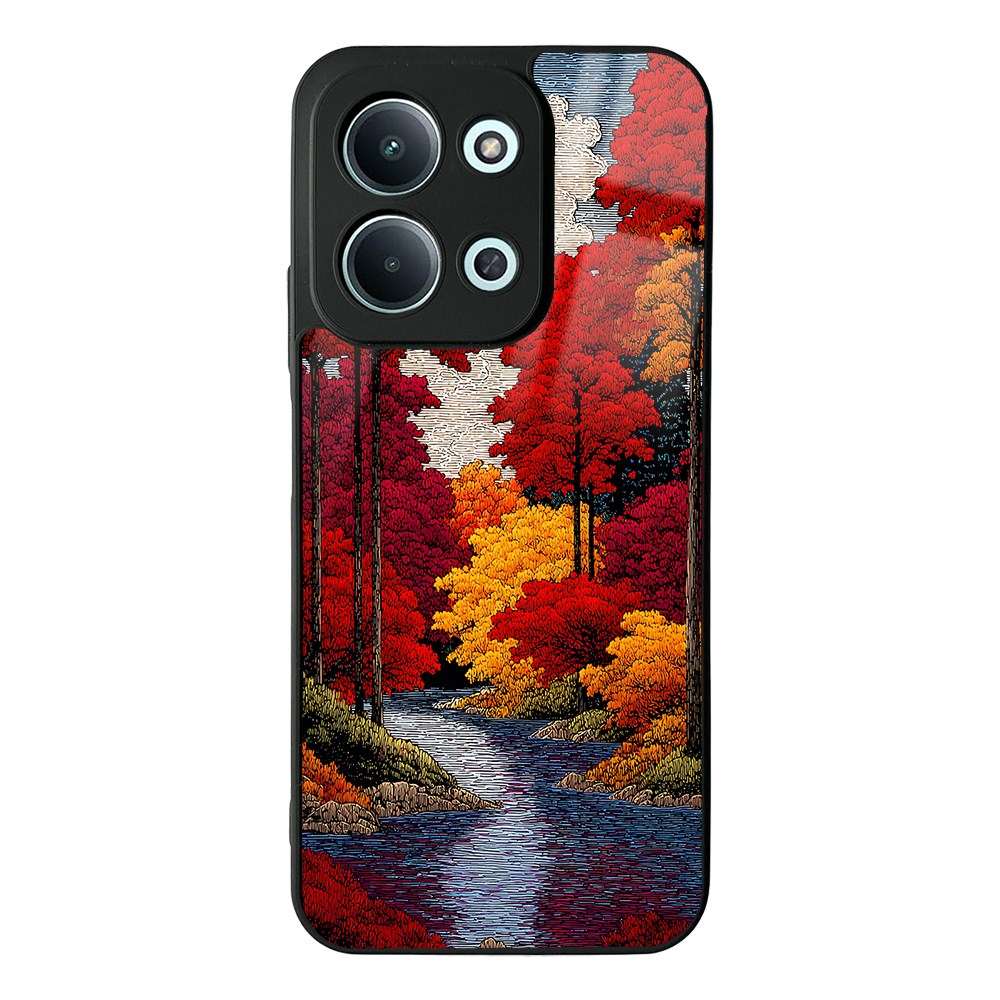 Xiaomi Redmi 15C Kılıf Kamera Korumalı Desenli Zore Lusi Kapak