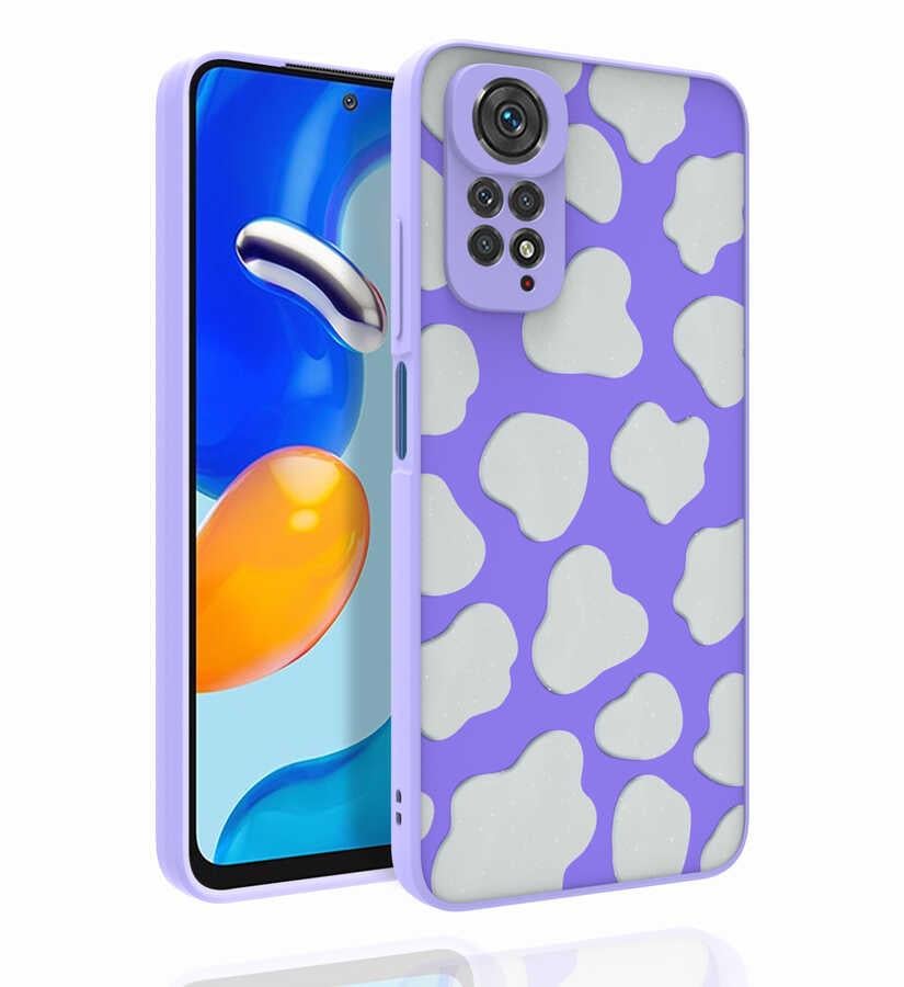 Xiaomi Redmi Note 11 Global Kılıf Desenli Kamera Korumalı Parlak Zore Nora Kapak
