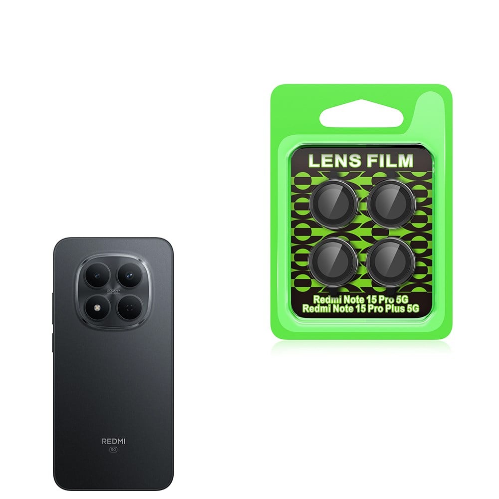 Xiaomi Redmi Note 15 Pro Zore CL-07 Kamera Lens Koruyucu