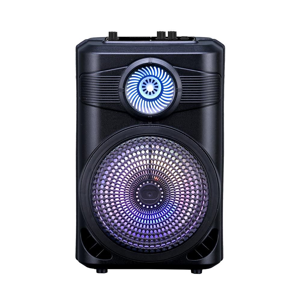 Zore GD-904 Dijital LED Göstergeli FM Radyolu Mikrofonlu RGB TWS 8 inç Stereo Bass Kablosuz Karaoke Hoparlör