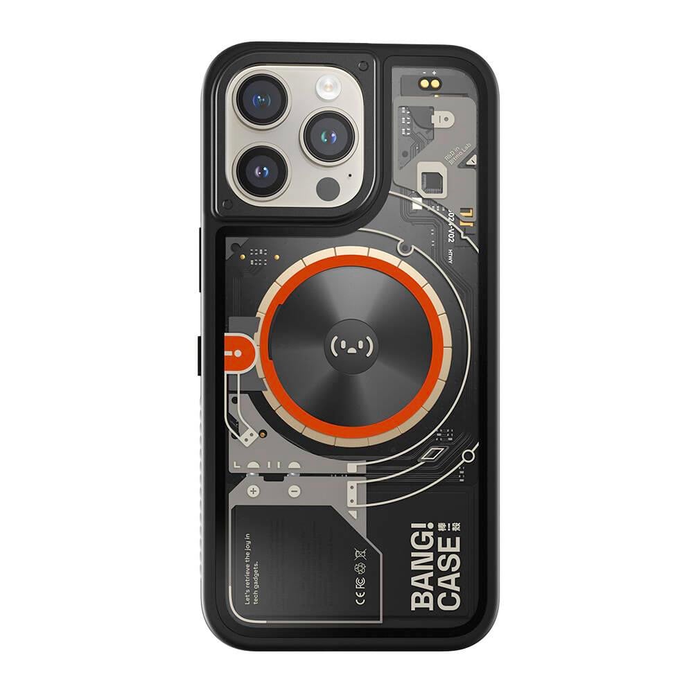 iPhone 14 Pro Max Kılıf Özelleştirilebilir 3 Fonksiyonlu Bluetooth Bağlantılı Bitmo Lab Bangcase Akıllı M-safe Kapak