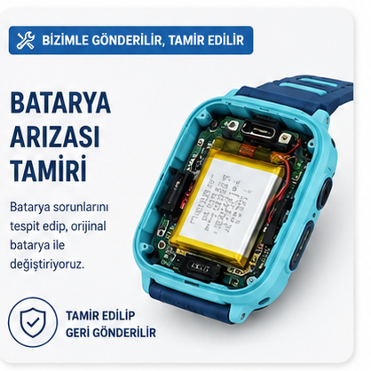 Teqsma S25 UZ Akıllı Çocuk Saati Batarya Arızası Tamiri