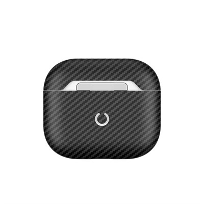 Apple Airpods 3. Nesil Zore Airbag 43 600D Karbon Fiber Kulaklık Kılıfı