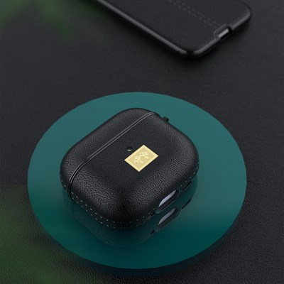 Apple Airpods 4 Kılıf Deri Görünümlü Askı Aparatlı Wlons Kılıf