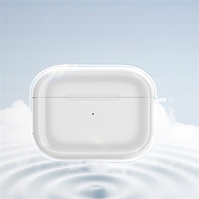 Apple Airpods Pro 3 Kılıf Şeffaf Kristal Silikon Zore Airbag 14 Kılıf