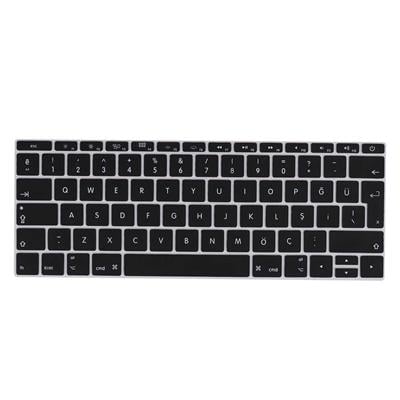 Apple Macbook 13.3 New Pro A1708 Zore Klavye Koruyucu Silikon Ped