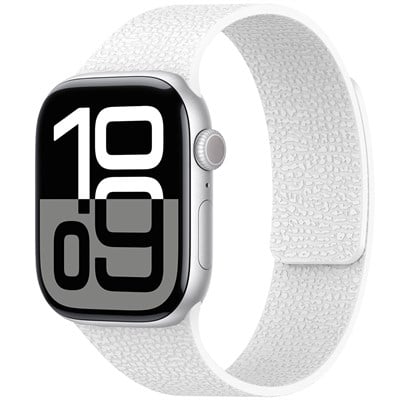 Apple Watch 10 42mm Zore KRD-136 Kabartma Desenli Silikon Kordon