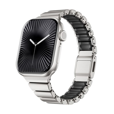 Apple Watch 10 42mm Zore KRD-149 Metal Silikon Kordon