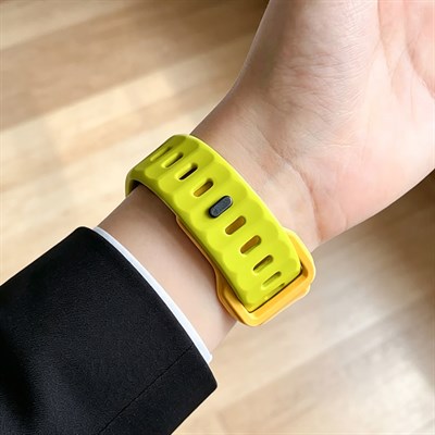 Apple Watch 10 42mm Zore KRD-160 Silikon Kordon Strap Kayış