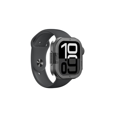 Apple Watch 10 46mm Amazingthing Premium Armor Fit FullGuard Metal Kasa ve Ekran Koruyucu