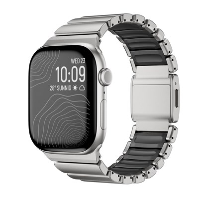 Apple Watch 10 46mm Zore KRD-151 Metal Silikon Kordon