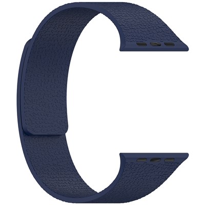 Apple Watch 38mm Zore KRD-136 Kabartma Desenli Silikon Kordon