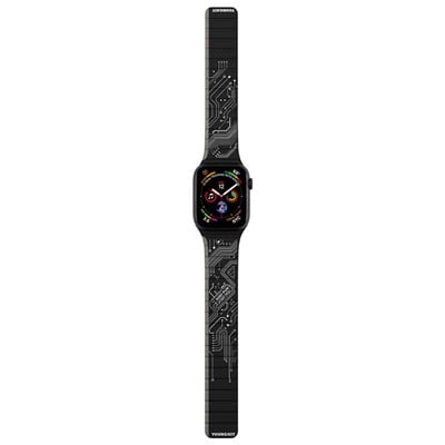 Apple Watch 40mm Kordon Youngkit Technology Magnetik Tak Çıkar Silikon Strap Kayış