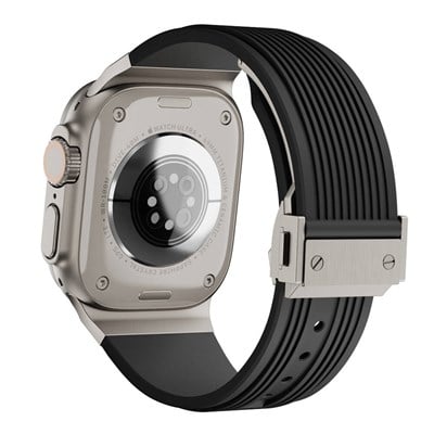 Apple Watch 42mm Zore KRD-113 Spor Görünümlü Silikon Kordon