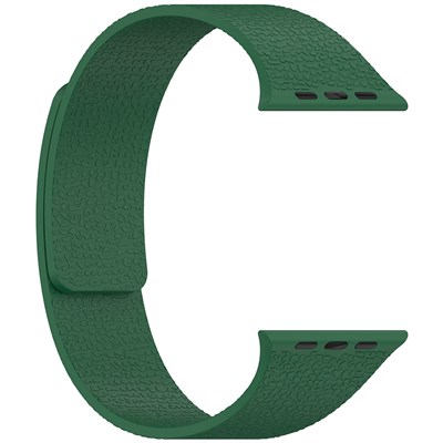 Apple Watch 42mm Zore KRD-136 Kabartma Desenli Silikon Kordon