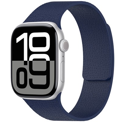 Apple Watch 42mm Zore KRD-136 Kabartma Desenli Silikon Kordon