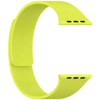 Apple Watch 42mm Zore KRD-136 Kabartma Desenli Silikon Kordon