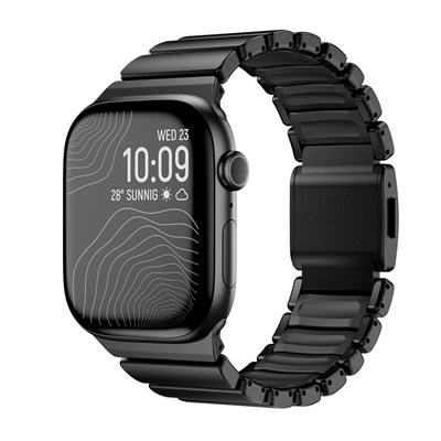 Apple Watch 42mm Zore KRD-149 Titanyum Silikon Kordon