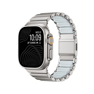 Apple Watch 42mm Zore KRD-151 Metal Silikon Kordon