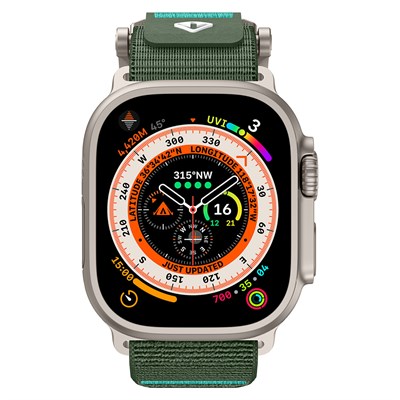 Apple Watch 42mm Zore KRD-154 Naylon Kumaş Hasır Örgülü Kordon