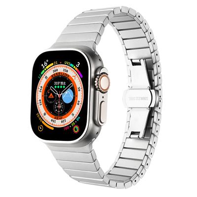 ​​​Apple Watch 44mm Kordon KRD-79 Metal Strap Kayış